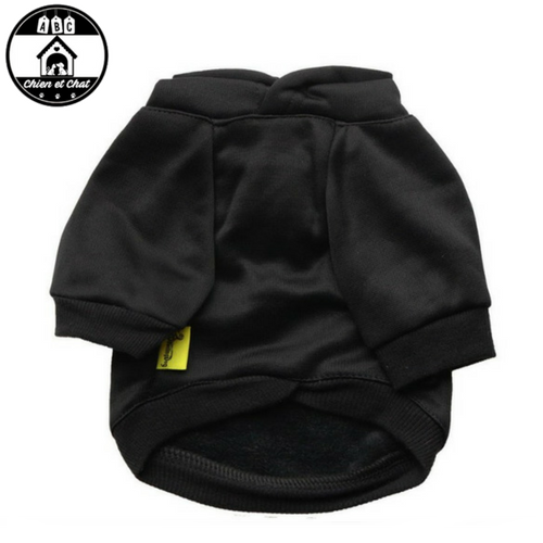 Jecikelon Sweat à Capuche D'hiver Pour Chien Avec Poches - Vêtements Chauds Pour Chiens De Petite Taille - Chihuahua - Vêtement Pour Chiot Et Chat - Taille XS - Bleu Marine