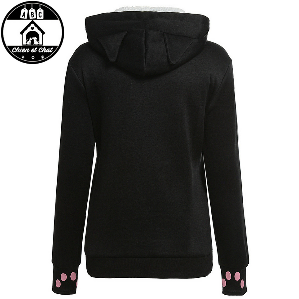 Sweat à Capuche Avec Poche Kangourou Pour Chat/chien - Transport Animal Domestique - Tissu Doux - Rose XXL - Pour Amoureux Des Animaux