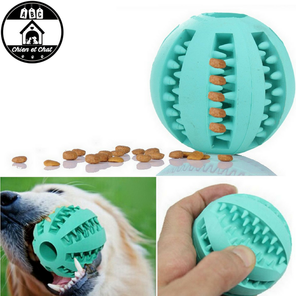 Balle Grinçante Pour Chien Indestructible - Diamètre 18 Cm, Caoutchouc Robuste - Pour Petits, Moyens Et Grands Chiens